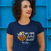 T-shirt Chemise enseignante d'Halloween : Étudiants commer
