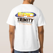 T-shirt Chemise épique de crâne de trinité (Dos)