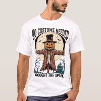 Chemise Épouvantail Citrouille pour Humour de Cost