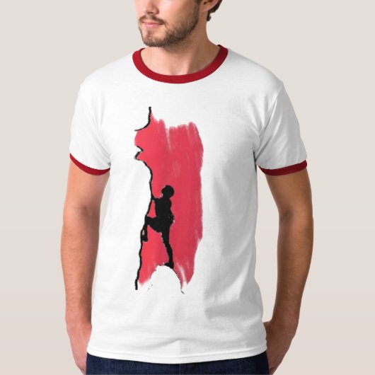 T-shirt Chemise Escalade rock (Devant)