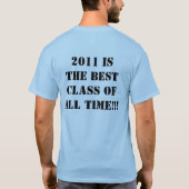 T-shirt Chemise est de classe junior de carte de travail (Dos)