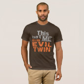 T-shirt Chemise Evil Twin - choisir style & couleur (Devant entier)