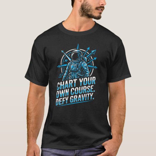 T-shirt Chemise Explore Beyond Graphique de motivation d' (Devant)