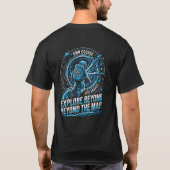 T-shirt Chemise Explore Beyond Graphique de motivation d' (Dos)