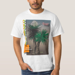 T-shirt Chemise F/B de carte de yucca du Nouveau Mexique