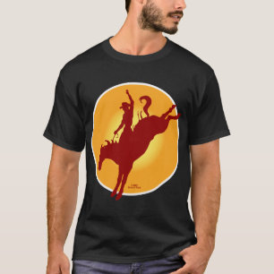 T-shirt Chemise F/B de lever de soleil de rodéo