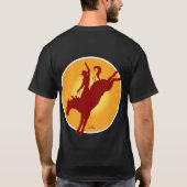 T-shirt Chemise F/B de lever de soleil de rodéo (Dos)
