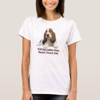 Chemise fabuleuse de dames de visage de Basset
