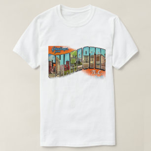 T-shirt Chemise Fading Greeting T Charlotte