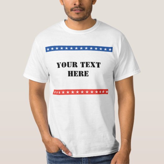 T-shirt Chemise faite sur commande d'Anti-Obama (Devant)