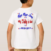 T-shirt Chemise faite sur commande de retours au pays de (Dos)