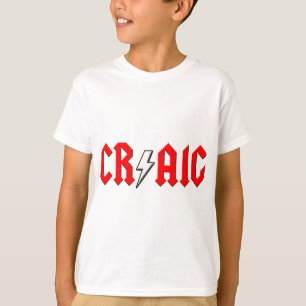 T-shirt chemise faite sur commande de rock de CRAIG