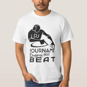 T-shirt Chemise faite sur commande du DJ - choisissez le