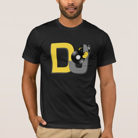 T-shirt Chemise faite sur commande du DJ - choisissez le (Devant)