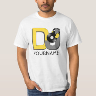 T-shirt Chemise faite sur commande du DJ - choisissez le