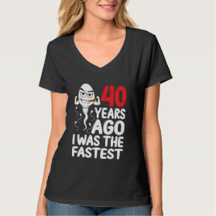 T-shirt Chemise farceuse 40e anniversaire il y a 40 ans j'