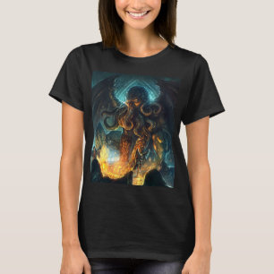 T-shirt Chemise féminine au design classique de Lovecraft