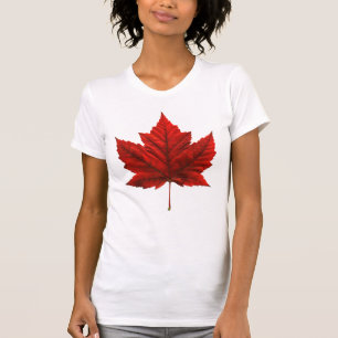 T-shirt Chemise féminine Canada Débardeur personnalisée Ca