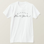 T-shirt Chemise féminine de Mama (Design devant)