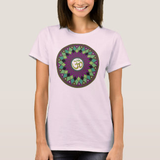 T-shirt Chemise féminine Om/AUM Mandala