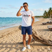 T-shirt Chemise femme à manches courtes "Hubby" écriture m