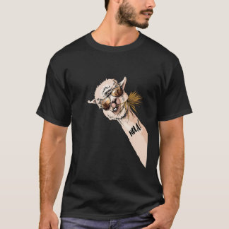T-shirt Chemise Femme Lama Vintage Cadeaux Lama pour enfan
