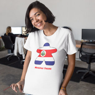 T-shirt Chemise femme Meeple Ticos (Costa Rica)