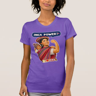 T-shirt Chemise Femme Pouvoir Inca Pérou Rosie - Label Ink