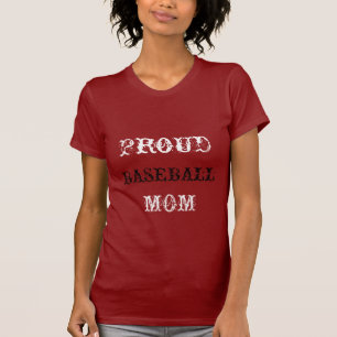 T-shirt Chemise FIÈRE de maman de base-ball