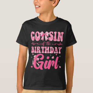 T-shirt Chemise Fille Cousine Anniversaire Famille Rose Co
