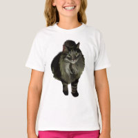 Chemise fille Maine Coon Cat