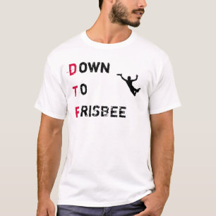 T-shirt Chemise finale de DTF (vers le bas au frisbee)