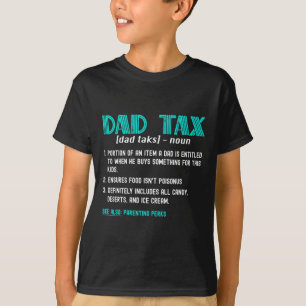 T-shirt Chemise fiscale Funny Papa Définition de l'impôt F