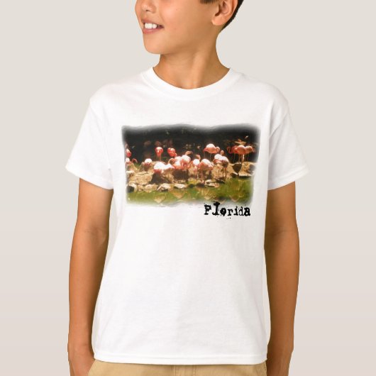 T-shirt Chemise flamingo Boys Florida (Devant)