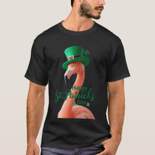 T-shirt Chemise Flamingo St. Patrick’s Day Cute Irish Fl