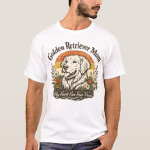 Chemise Fleur de Prairie Maman Golden Retriever Vi