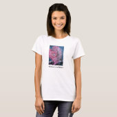 T-shirt chemise fleurie avec belle impression (Devant entier)
