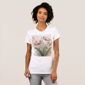 T-shirt Chemise fleurie d'été (Devant entier)