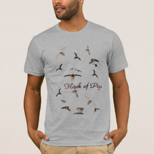T-shirt Chemise Flock Of Pigs