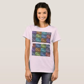 T-shirt Chemise florale multicolore (Devant entier)