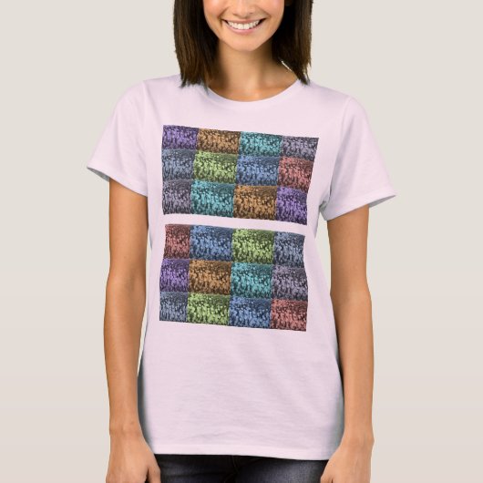 T-shirt Chemise florale multicolore (Devant)