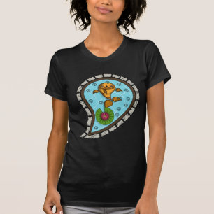 T-shirt Chemise foncée pour femmes Scales