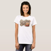 T-shirt Chemise Fresh Orange BRUNCH TIME Statement (Devant entier)
