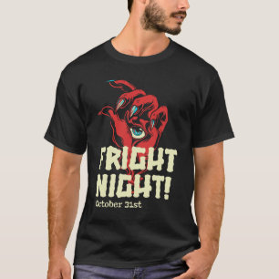 T-shirt Chemise Fright Night 31 octobre pour soirée Hallow