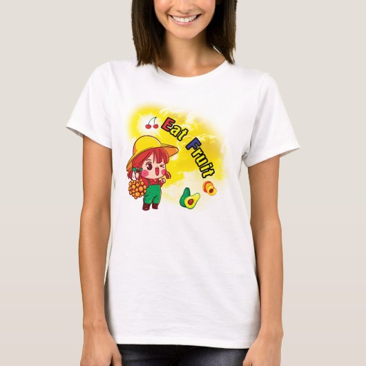 T-shirt Chemise Fruit Manger (Devant)