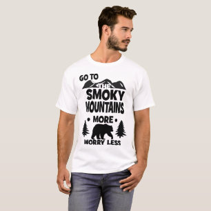 T-shirt Chemise fumeuse de montagnes