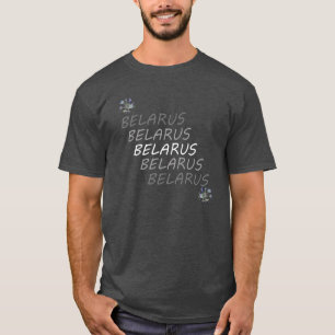 T-shirt Chemise Funky Belarus Беларусь Fleur de maïs