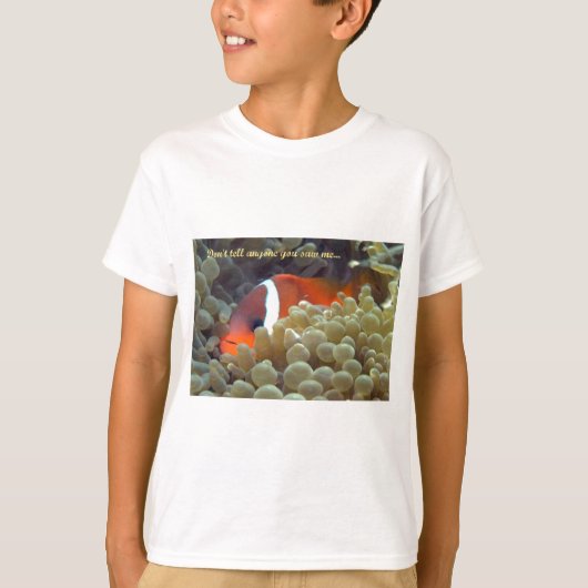 T-shirt Chemise Funny Fish Quotes (Devant)