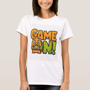 T-shirt Chemise Game On Cute Monster Gamer Enfants et Adol