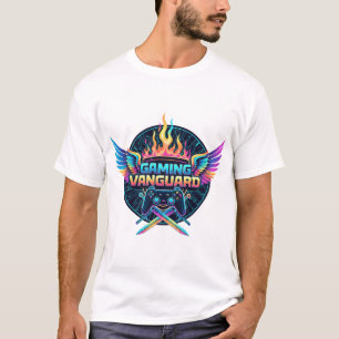 T-shirt Chemise Gaming Vanguard Neon Crest Ga futuriste